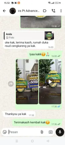 Testimonial Papan Bunga Pernikahan majalengka