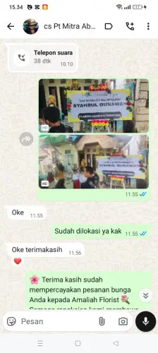 Testimonial Papan Bunga majalengka