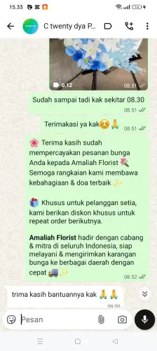 Testimonial Standing Flower majalengka